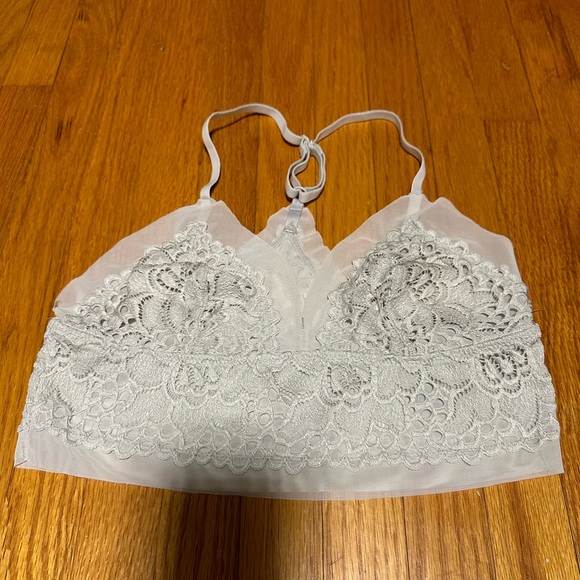 2 Aerie Boho Lace Racerback Bralette - Picture 2 of 5